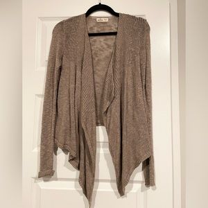 Light tan cardigan. Hollister. XS/S